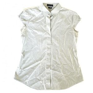 Theory small pinstripe blouse